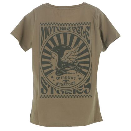 T-Shirt manches courtes Helstons MOTO STORIES - Vert