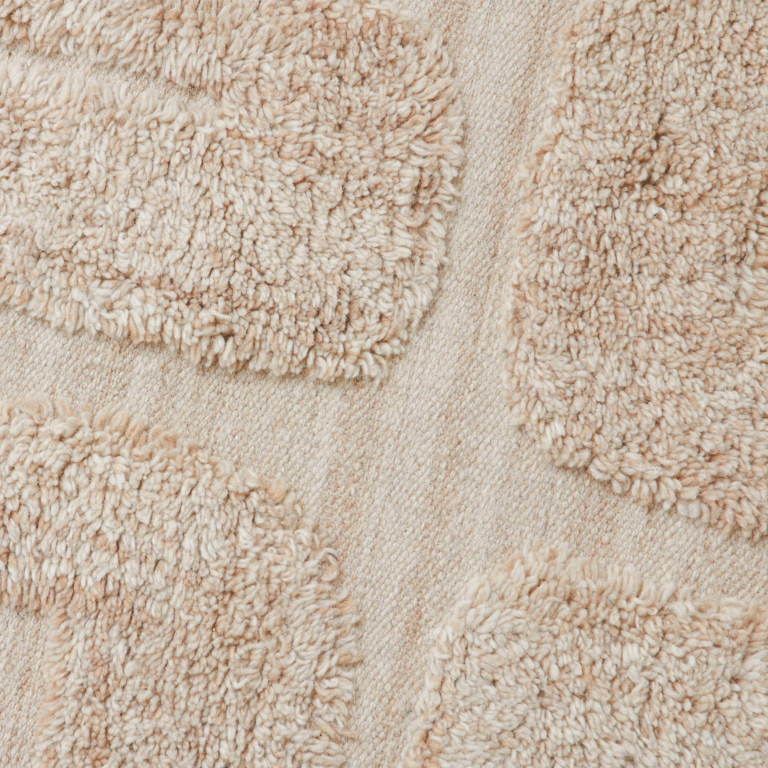 HKliving Tufted vloerkleed 160x230 Limestone