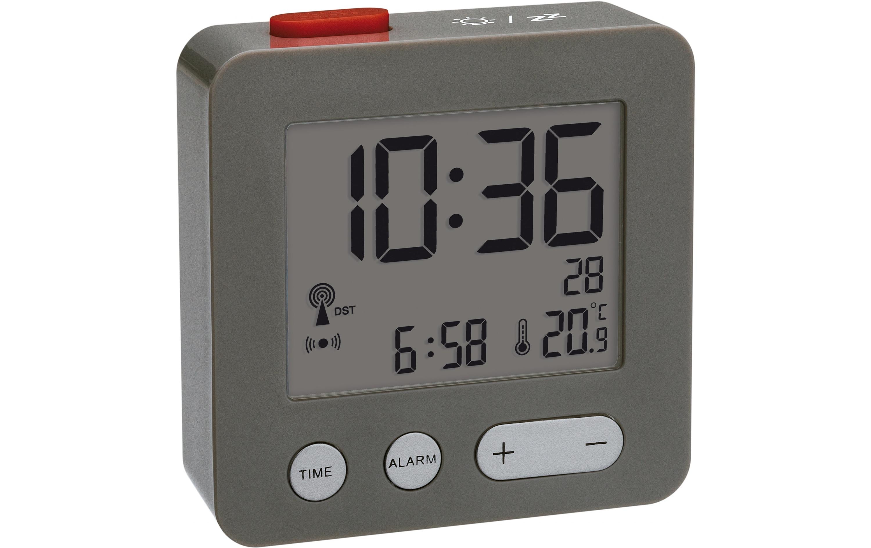 Funk-Wecker AnthrazitDigitaler Funkwecker