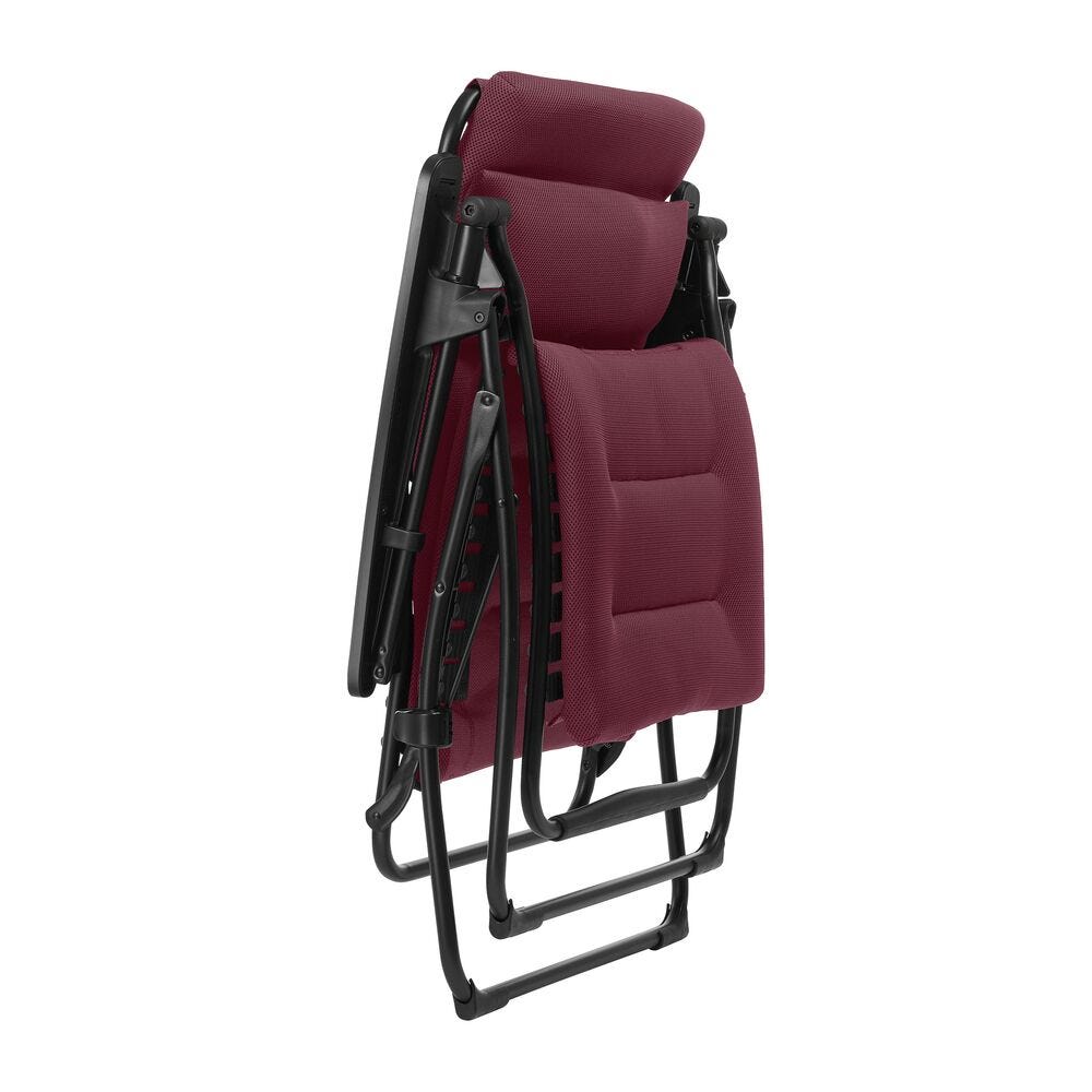 Gepolsterte Zero-Gravity-Relaxliege Futura AirComfort® Rot Bordeaux