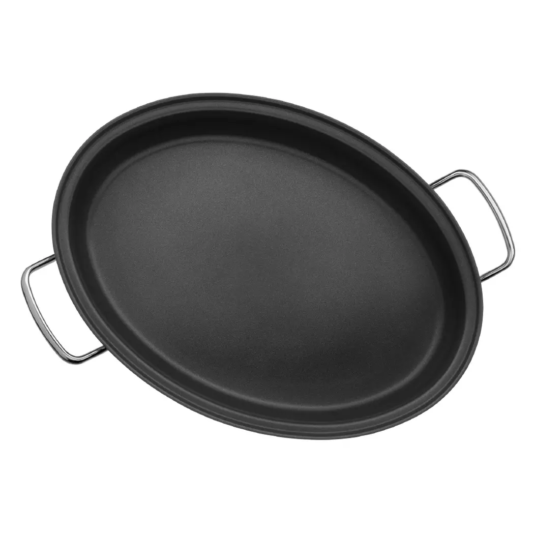 Fischpfanne mit Glasdecke 38 x 26 cm