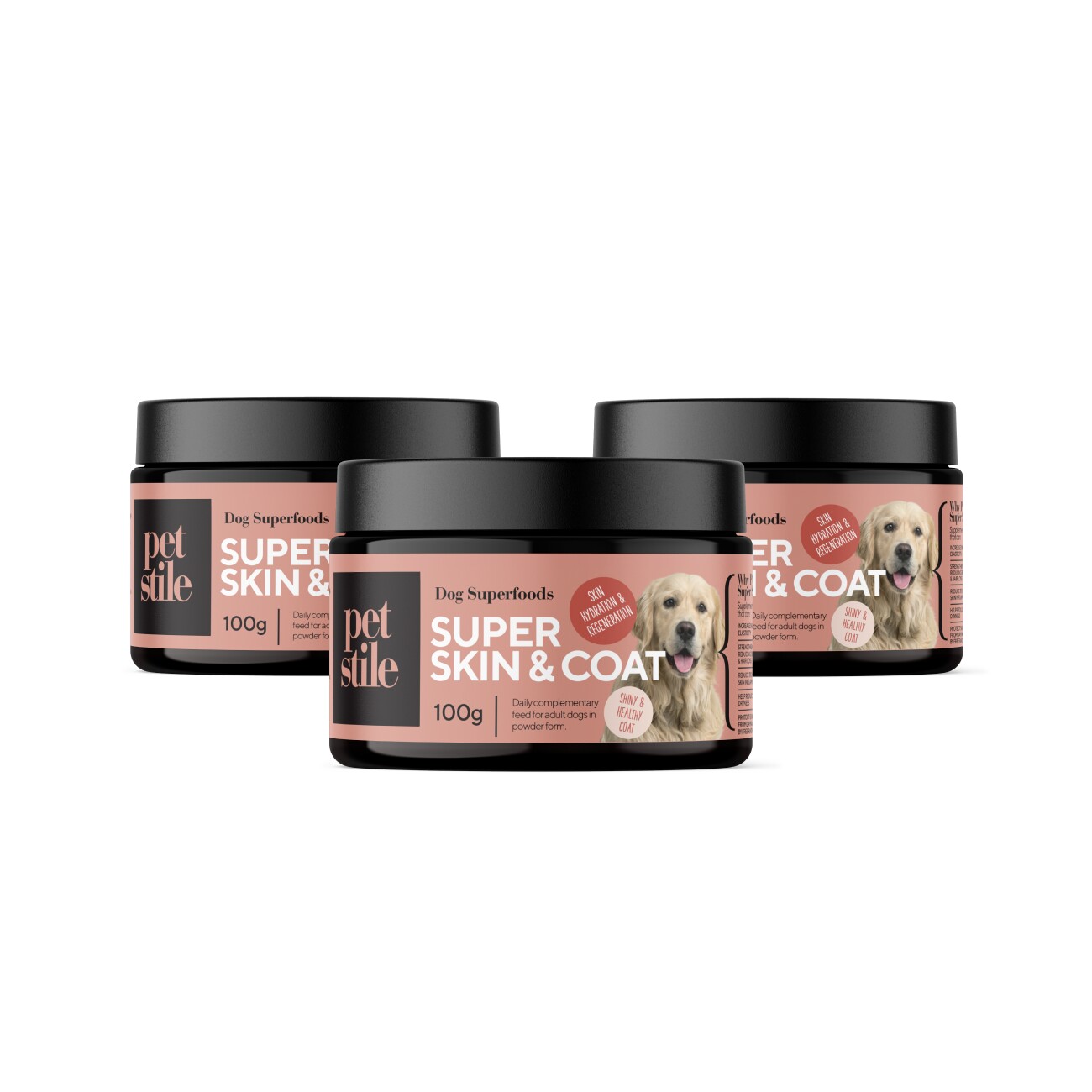Petsy Labs Petstile Super Skin & Coat 3 x 100g