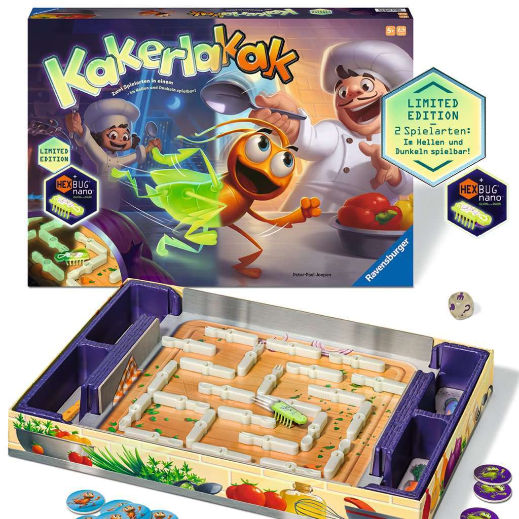 Ravensburger Spiel Kakerlakak Glow in the dark