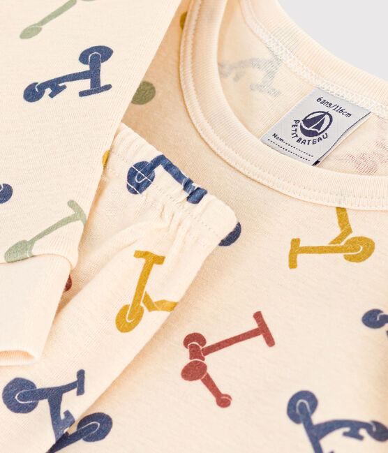 Pyjama ajusté en coton imprimé trottinette enfant