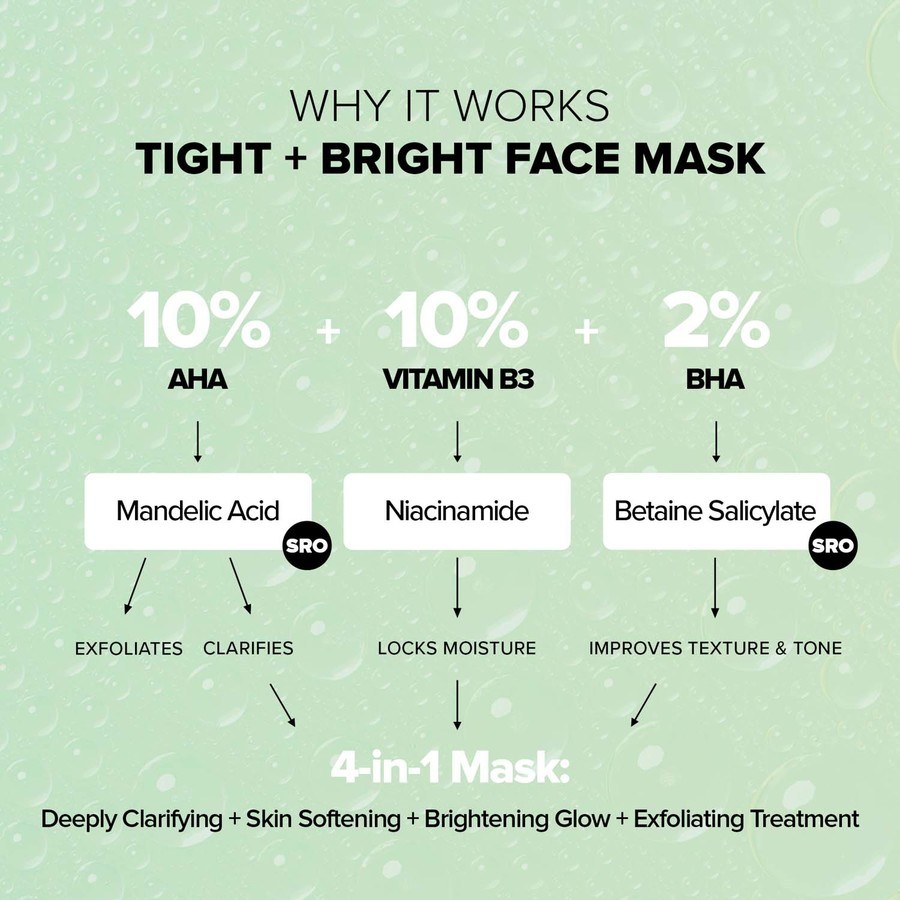 Nudestix Nudeskin Tight + Bright Face Mask 40ml