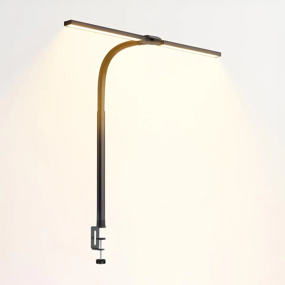 Goliving Bureaulamp met Klem - 78 CM - LED Dimbaar - Touch Bediening