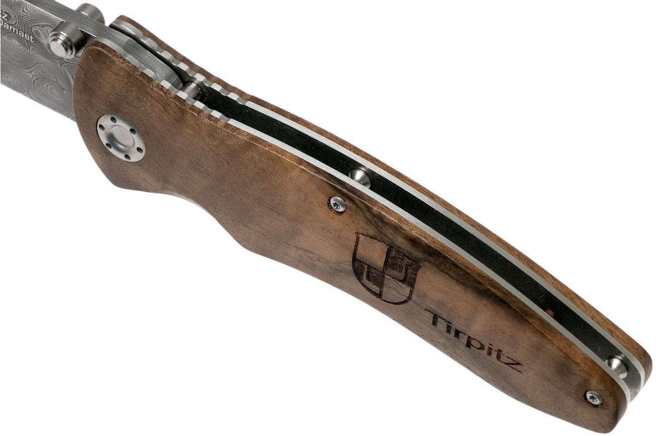 Böker Tirpitz Damast Wood Limited Edition 110192DAM zakmes