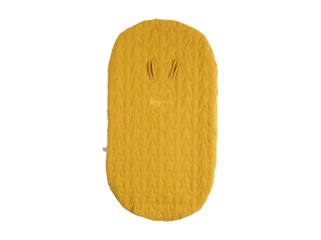 Couvre lit ovale pour berceau en coton