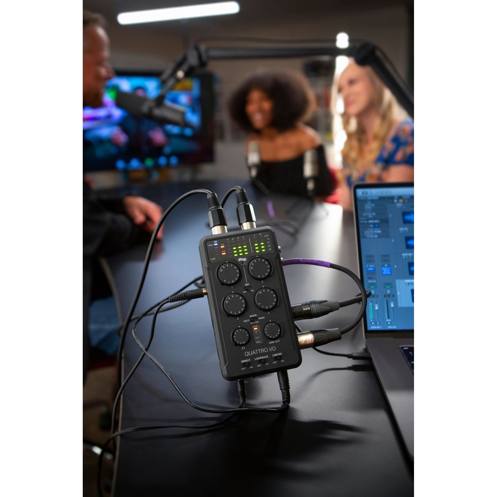 IK Multimedia iRig Pro Quattro I/O Deluxe audio en MIDI interface