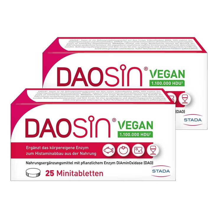 Daosin vegan Tabletten, 2x25 St