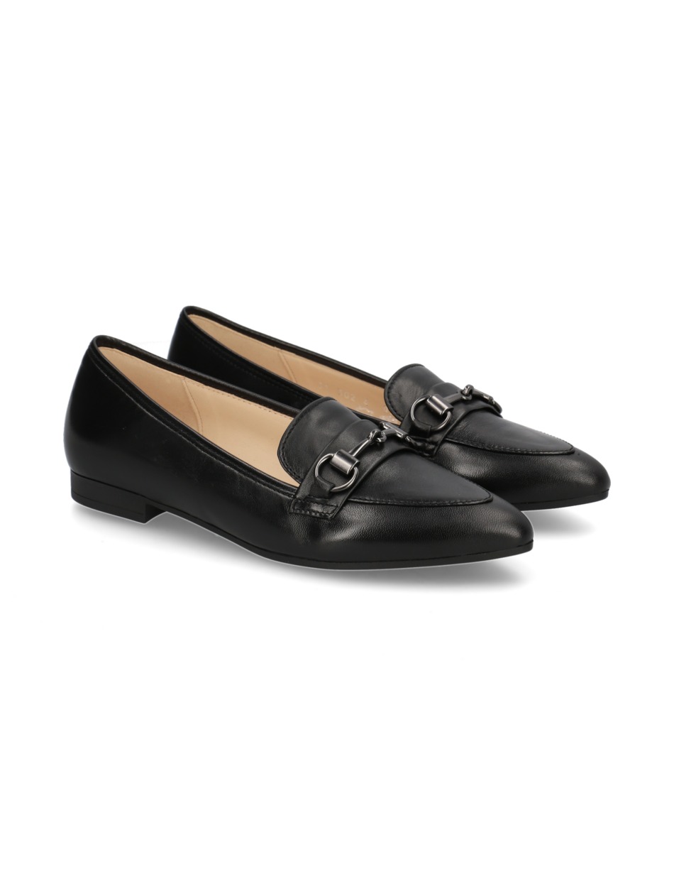 Glattleder Slipper