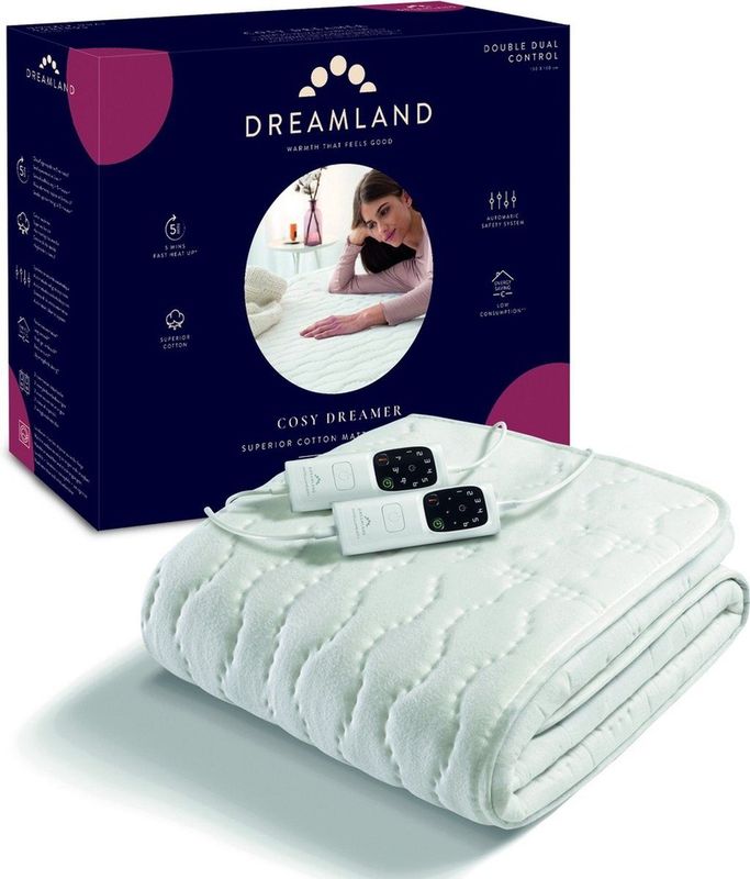 Cosy Dreamer - Elektrisch Deken - 2-Persoons - Italiaans Katoen - Warmte