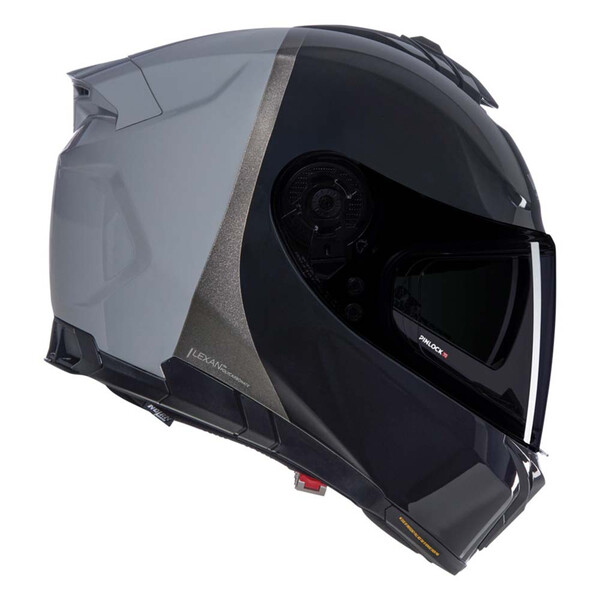 Nolan - Casque N80-8 Verniciatura Speciale N-Com Noir / Gris / Brillant
