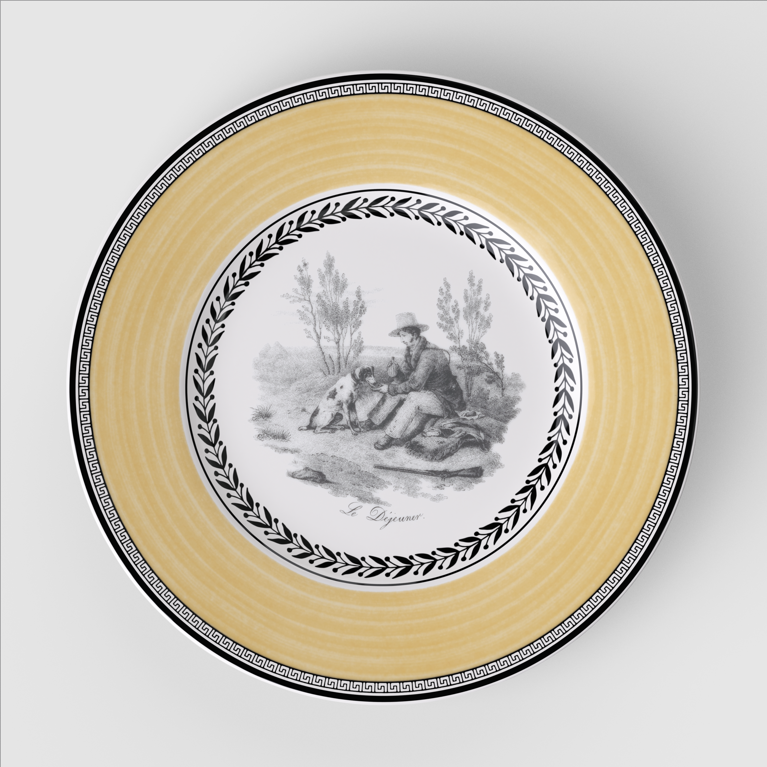 Audun Appetizer and dessert plate Multi-colored, 8.6'', Premium Porcelain