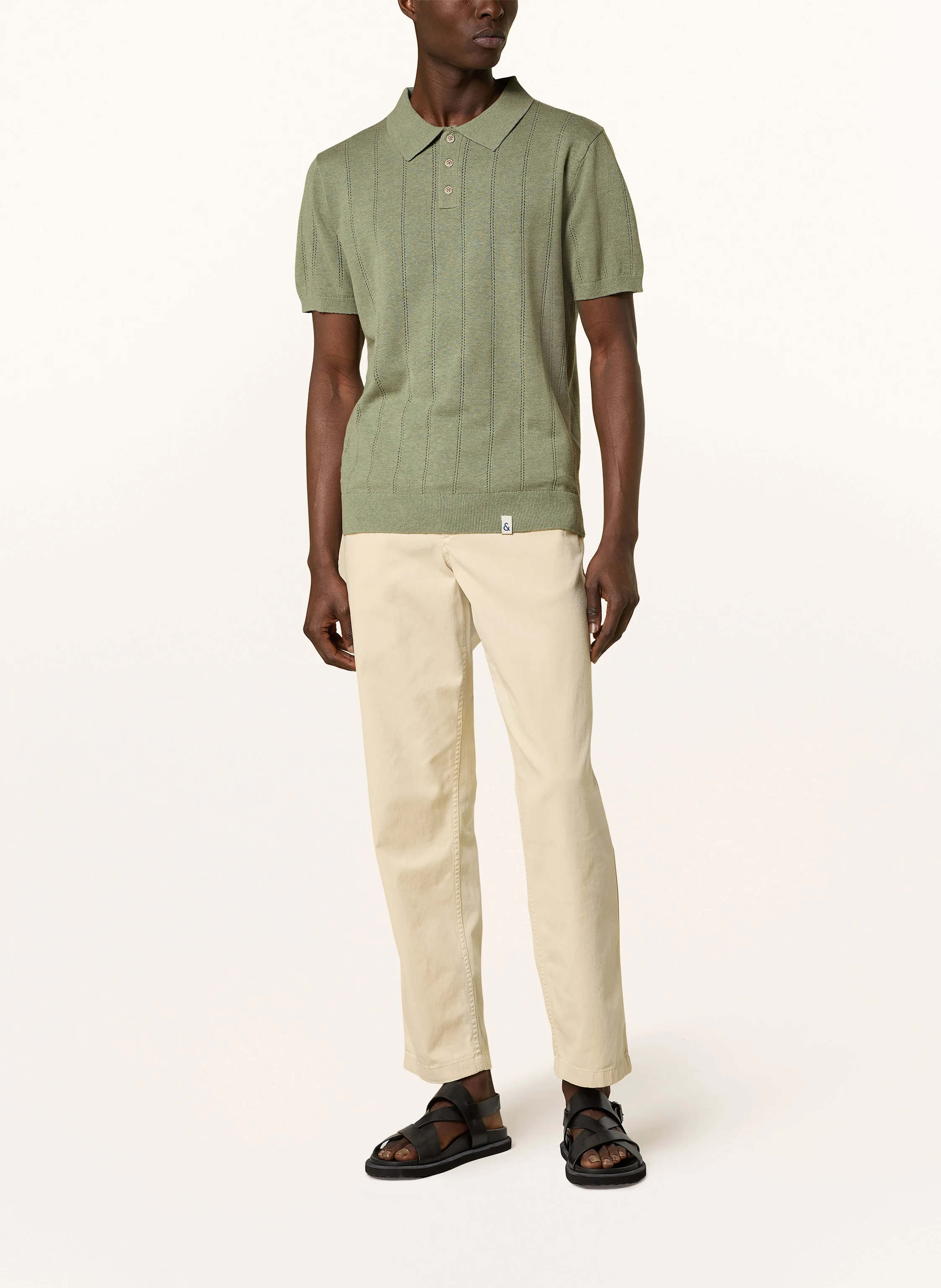 COLOURS & SONS Strick-Poloshirt
