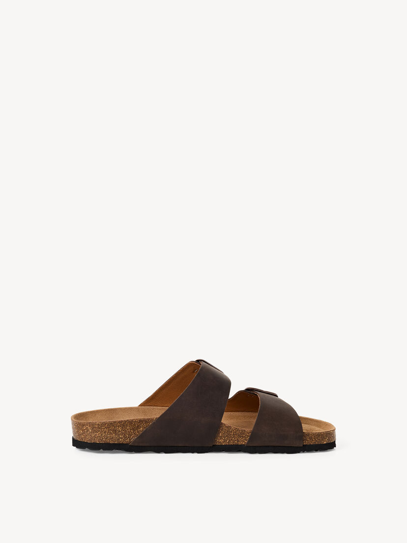 Leren Slipper - bruin