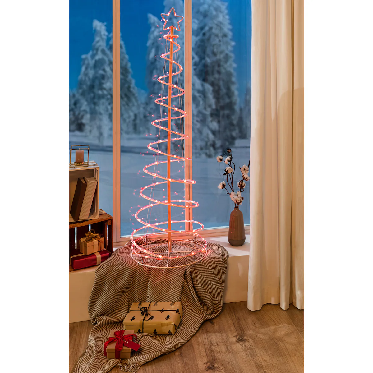 viva domo - LED-Spiral-Tannenbaum