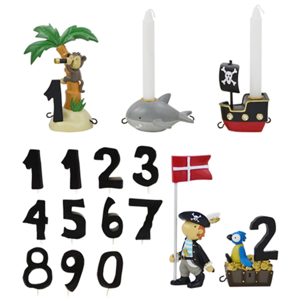 Køb Kids by Friis Fødselsdagstog, Pirater M. 11 Tal