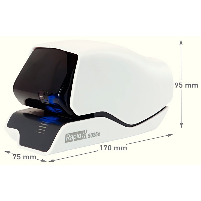Agrafeuse électrique Rapid R5025E B - Capacité 25 feuilles