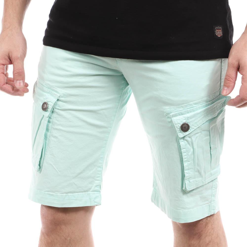 Paname Brothers Bermuda Cargo Turquoise Homme Paname Brothers Betty
