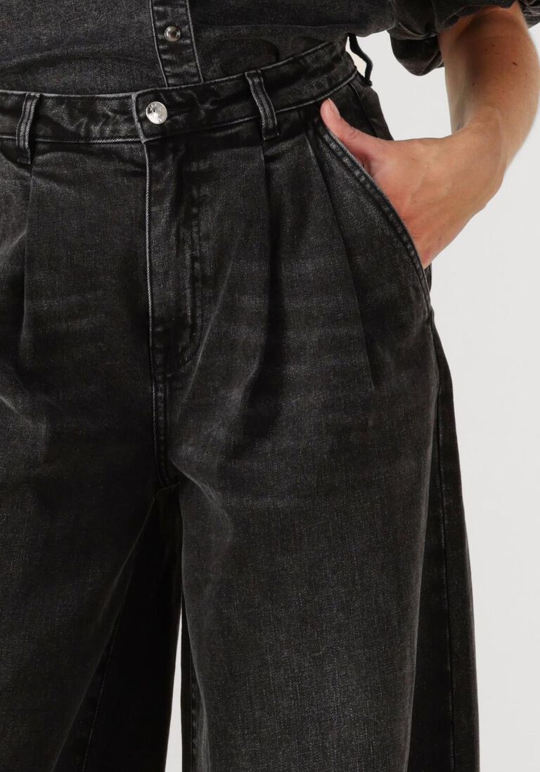 zwarte janice wide jeans dollar