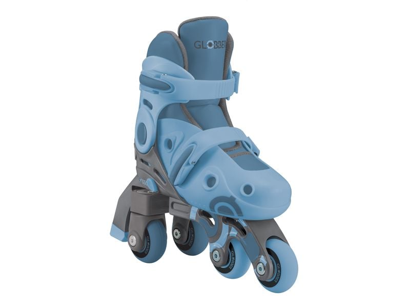 GLOBBER Inline-Skates 2 in 1 Gr. 26-29, Aschblau Anpassbare Skates
