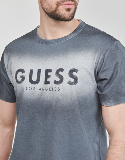 Guess - FRANTIC CN SS TEE - Bleu