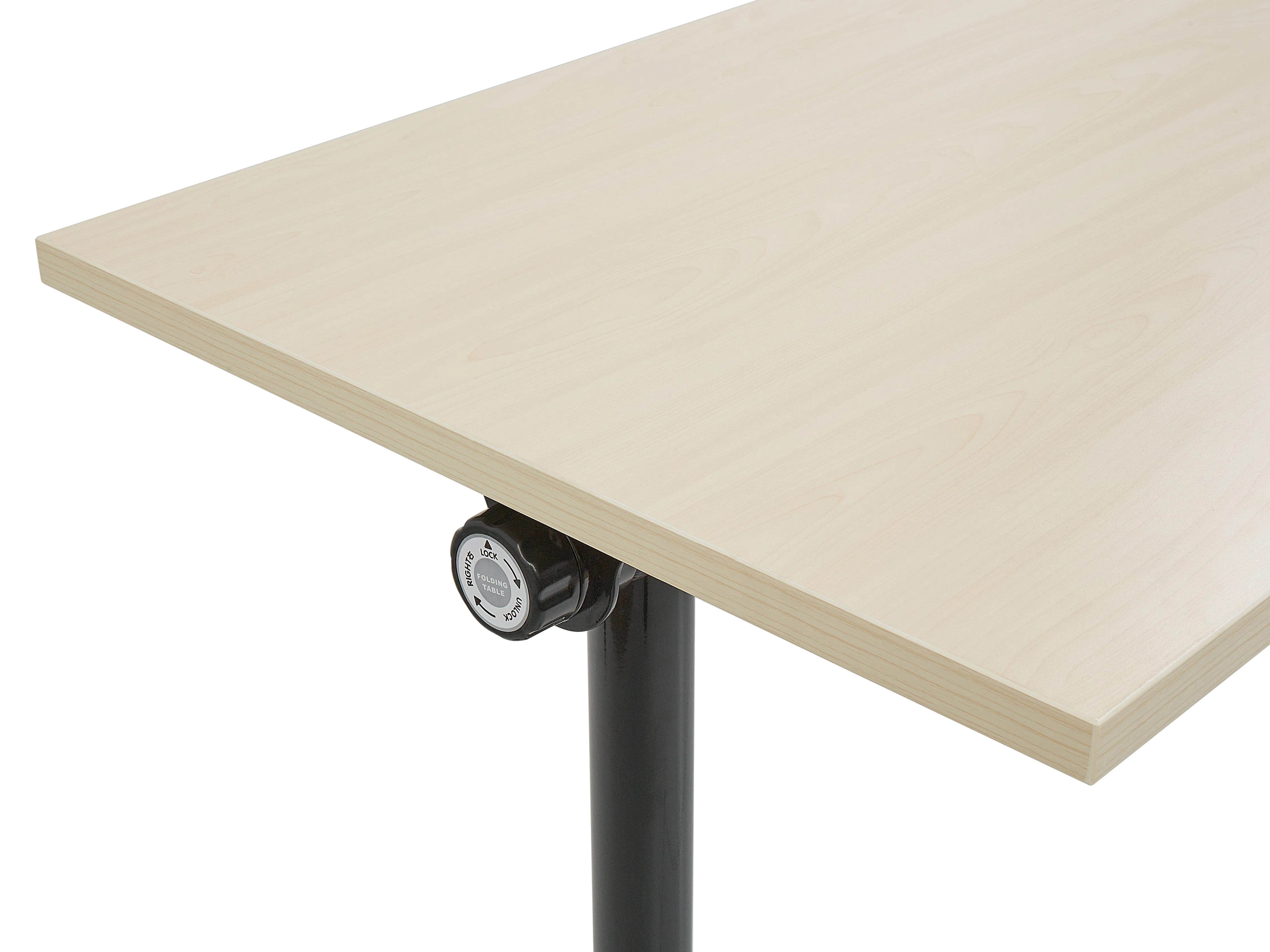Inklapbaar bureau CAVI Lichtbruin 180 cm 60 cm met wielen