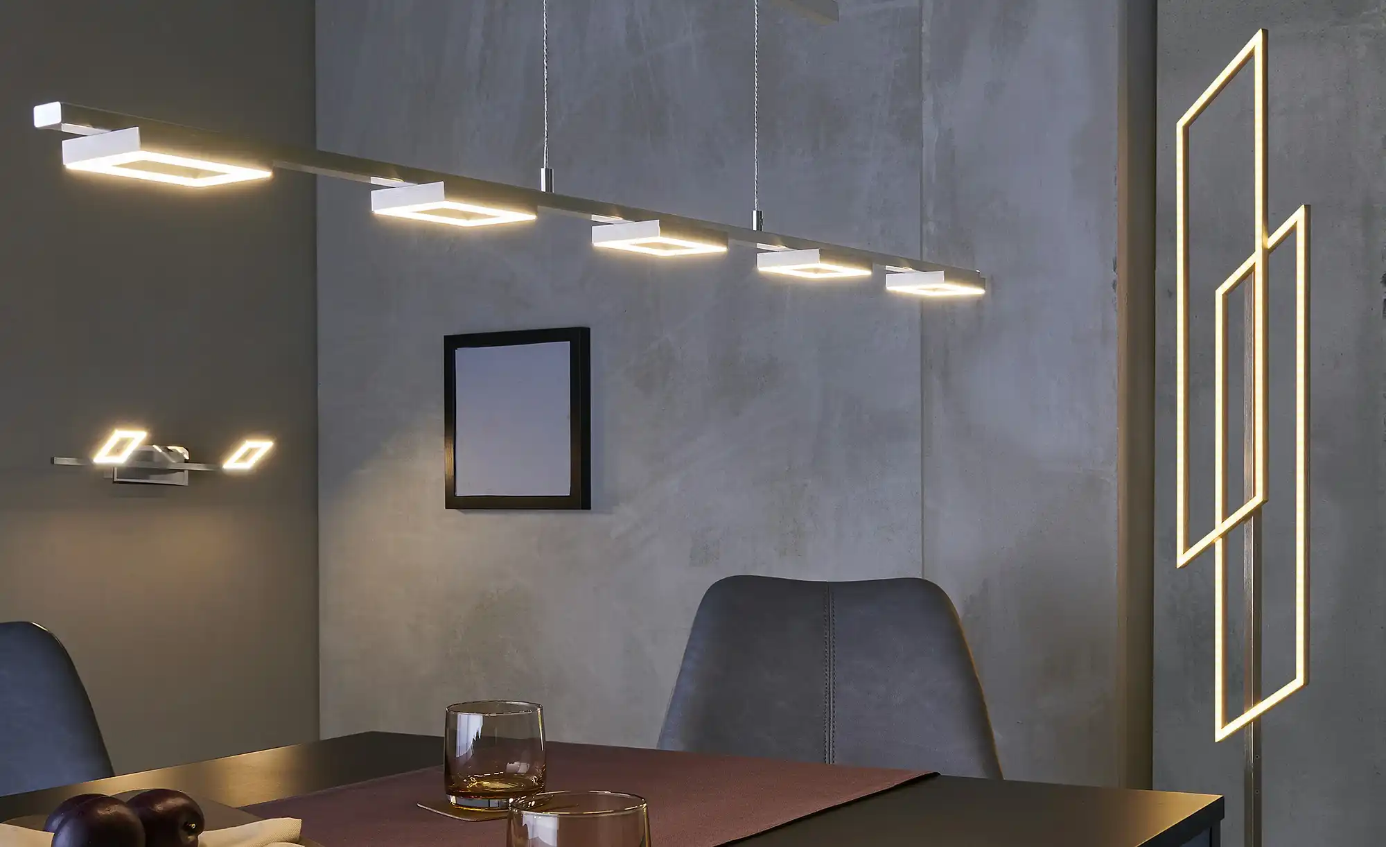 Paul Neuhaus LED-Deckenstrahler mit 2 quadratischen Spots