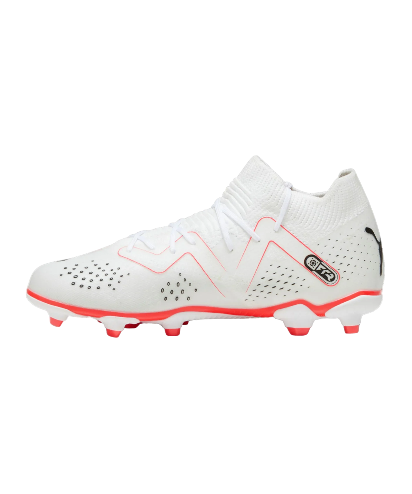 PUMA FUTURE Match FG/AG Breakthrough Jr Kids Weiss Rot Schwarz F01