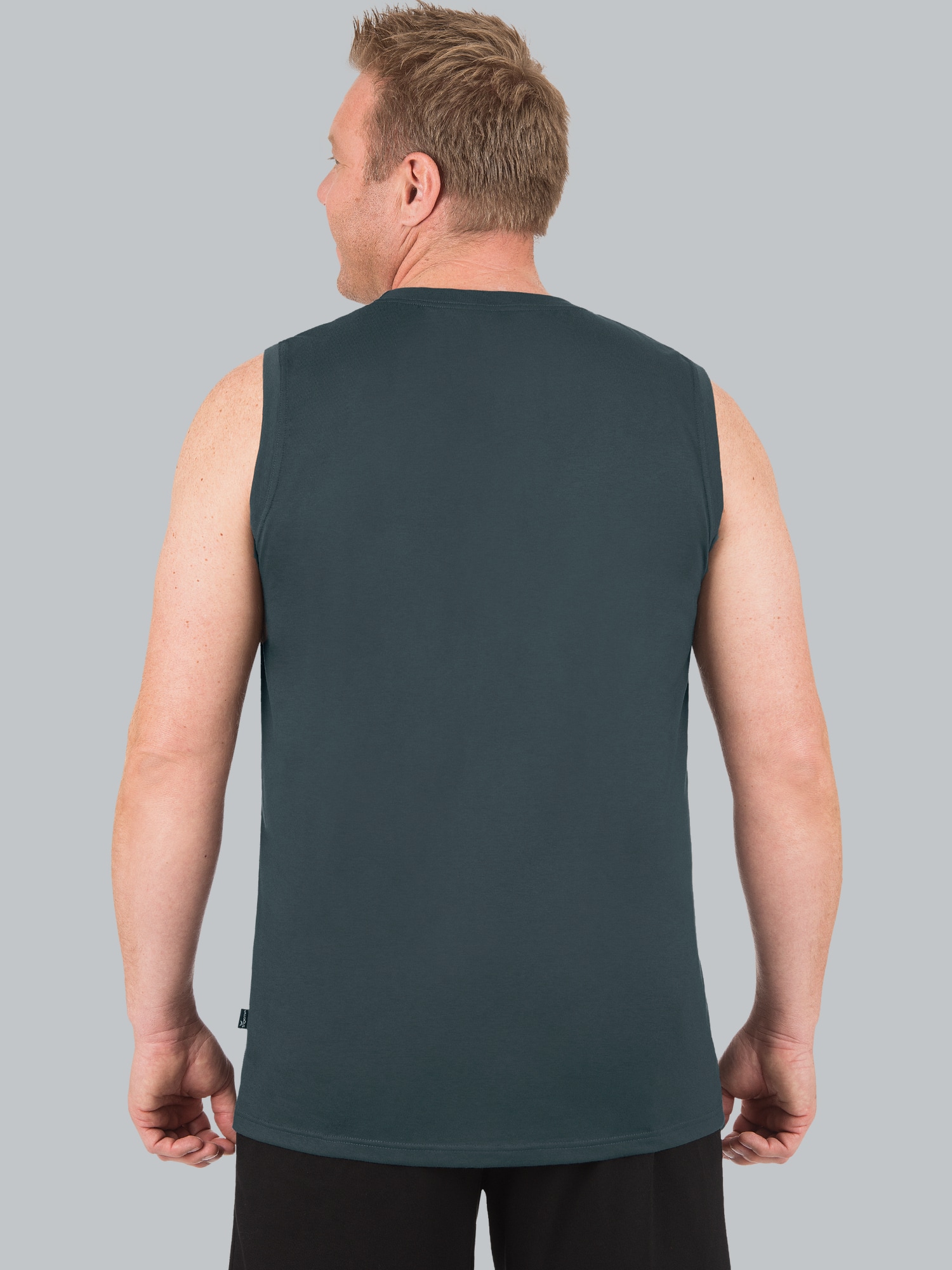 Trägershirt aus Single-Jersey Anthrazit