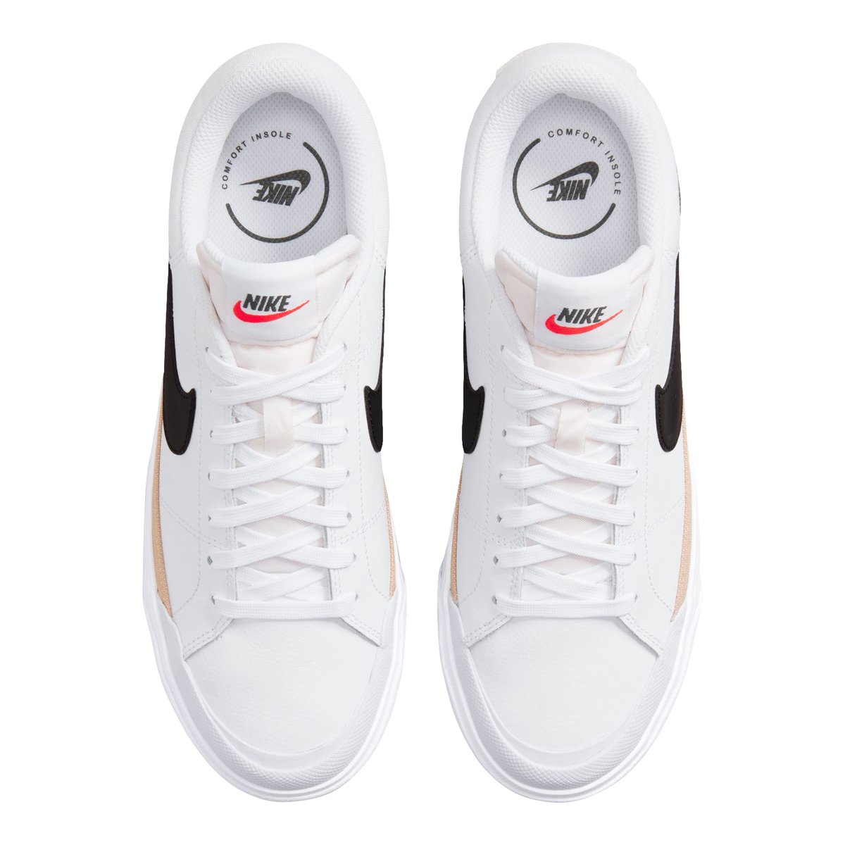 NIKE-Crtleg_lift-Baskets - Talon plat - Autre Blanc
