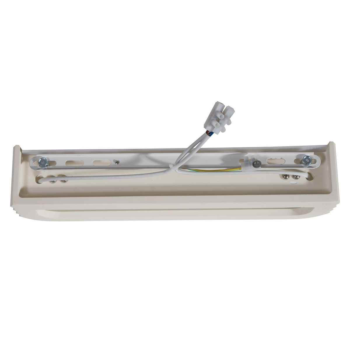 Scandinavische wandlamp beige langwerpig 2-lichts - Plaster