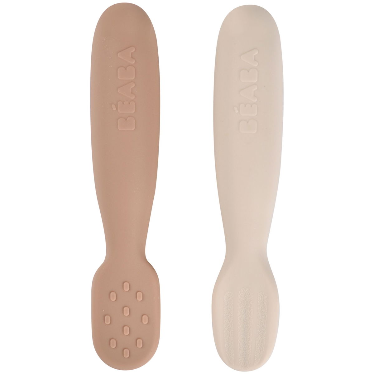 BeabaBeaba   Lernlöffelset braun/samtgrau