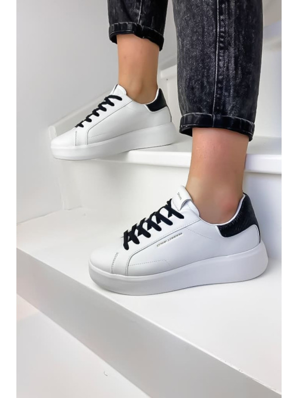 Sneakers LOW TOP LEVEL UP White - Crime London