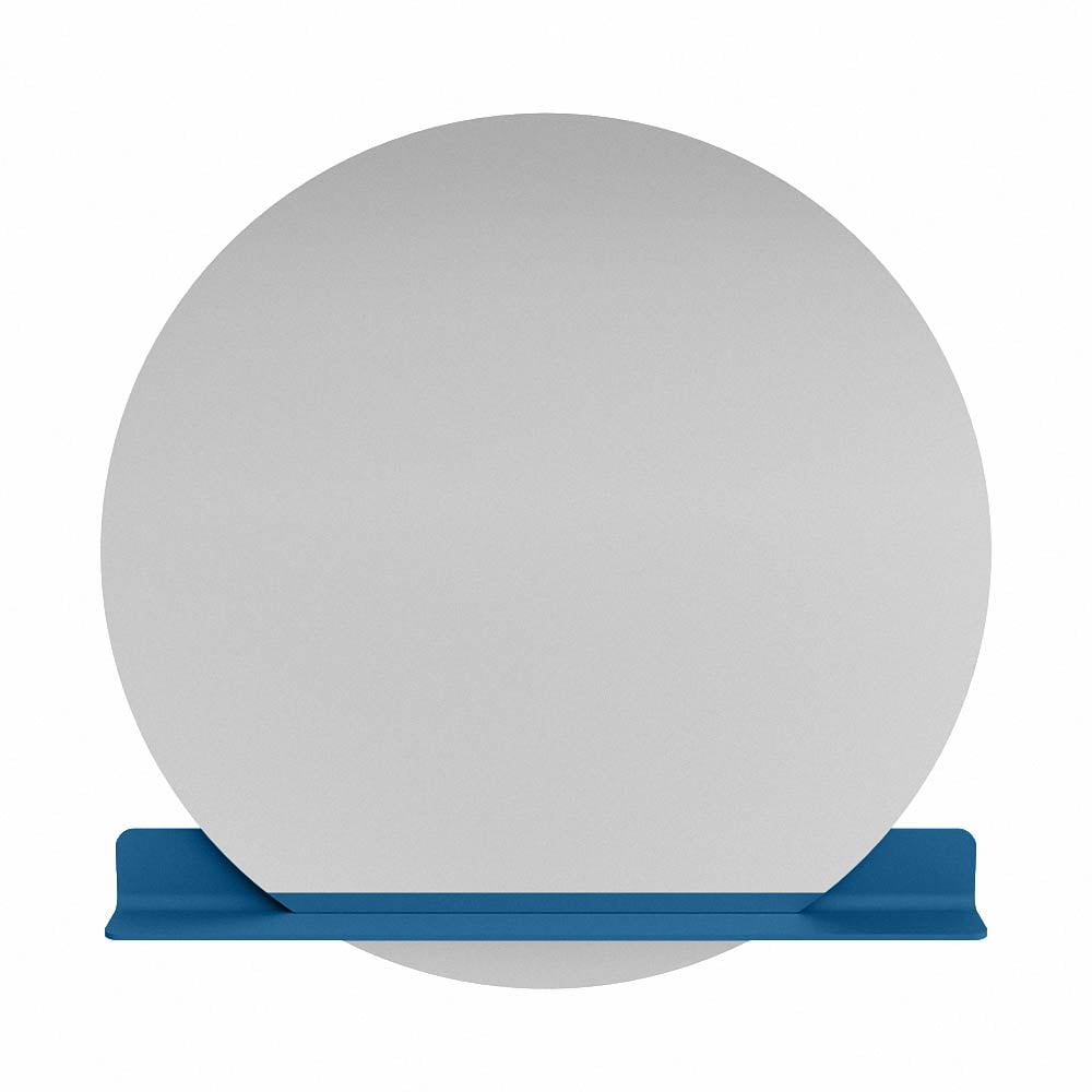 Mondiaz Spot spiegel rond Ø120cm met planchet jeans