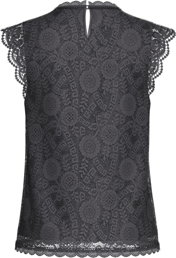 Pieces PCOLLINE SL LACE TOP WVN NOOS Magnet