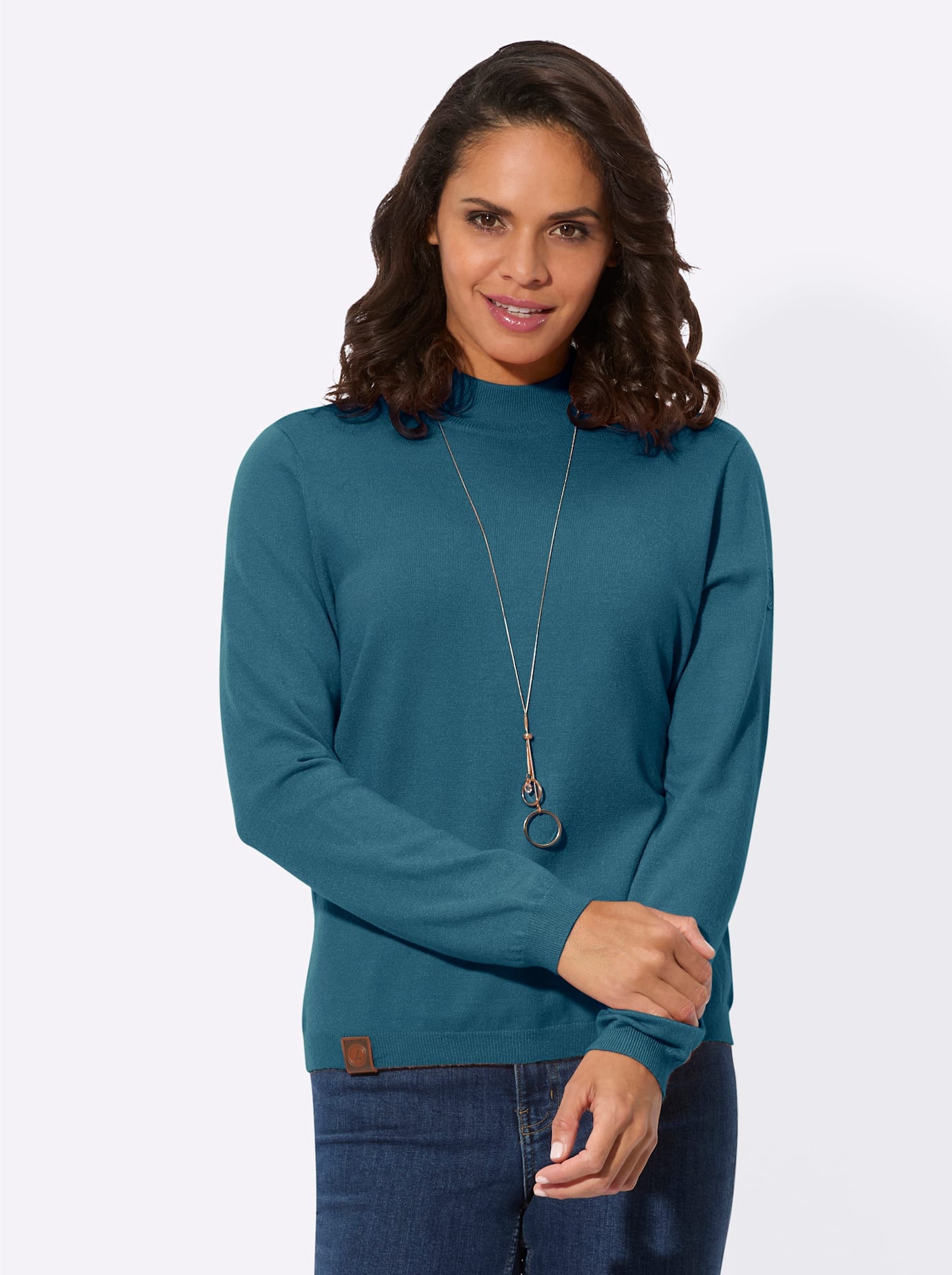 Casual Looks Stehkragenpullover »Stehkragen-Pullover«