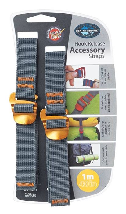 Accessory Strap w/Hook 20mm 1,0m pakremme 2 stk.