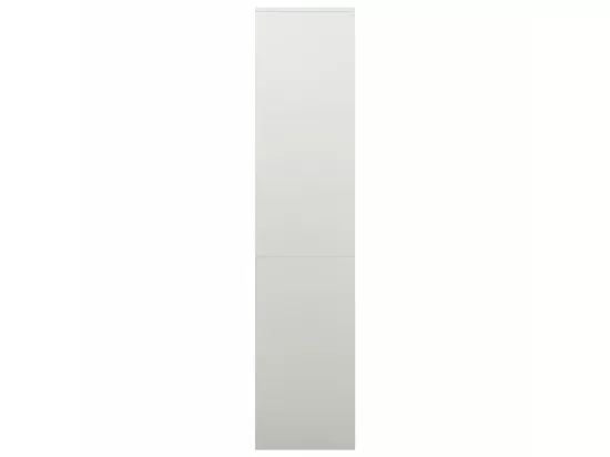 Armoire de bureau Gris clair 90x40x180 Acier 2