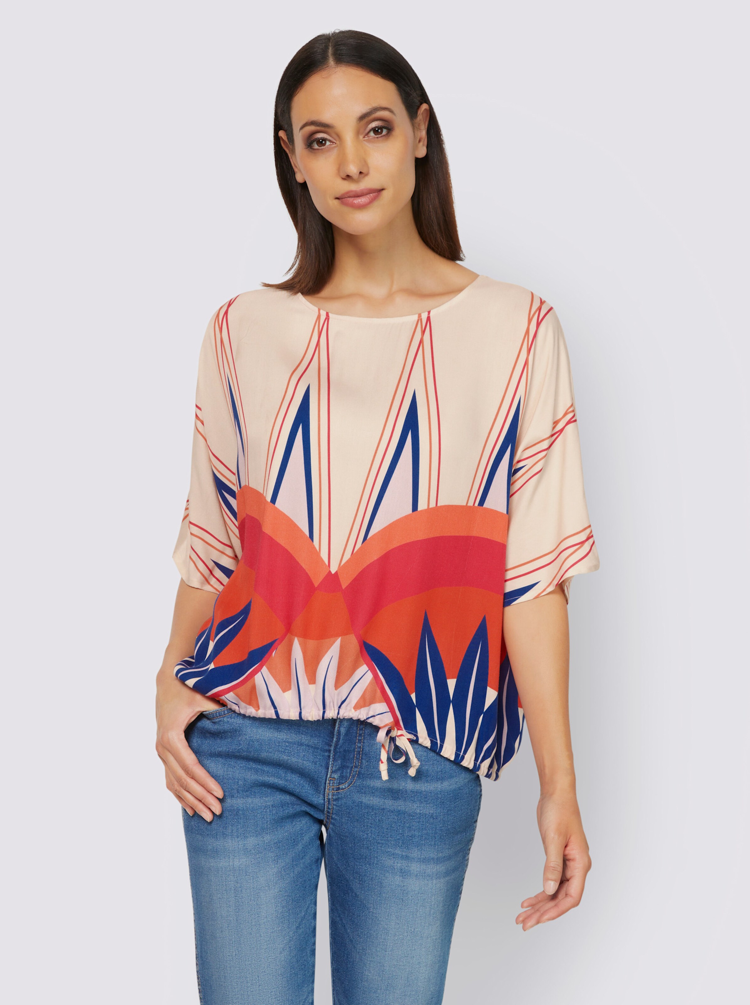 Druckbluse