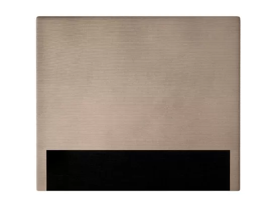 Tête de lit NUMA en velours côtelé - Taupe - Largeur 140 cm