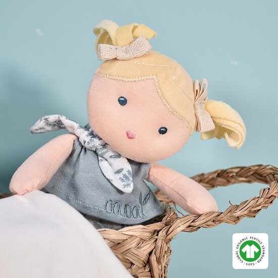 Les joliflores Poupée de chiffon avec Doudou   Bleuette        22 cm   de               Jolijou