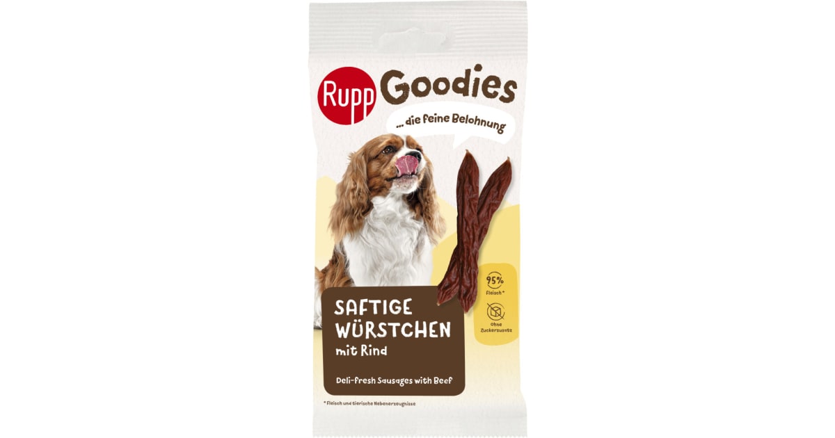 Rupp Goodies Saftige Würstchen mit Rind 4er-Packung