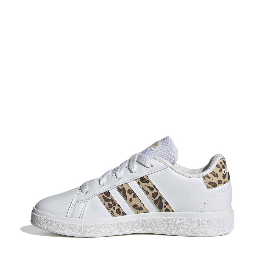 adidas Grand Court 2.0 sneakers wit/panterprint