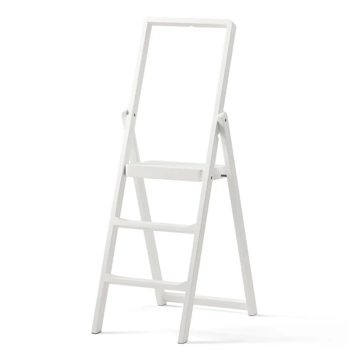 Design House Stockholm - Step Klappleiter, Eiche weiss gebeizt