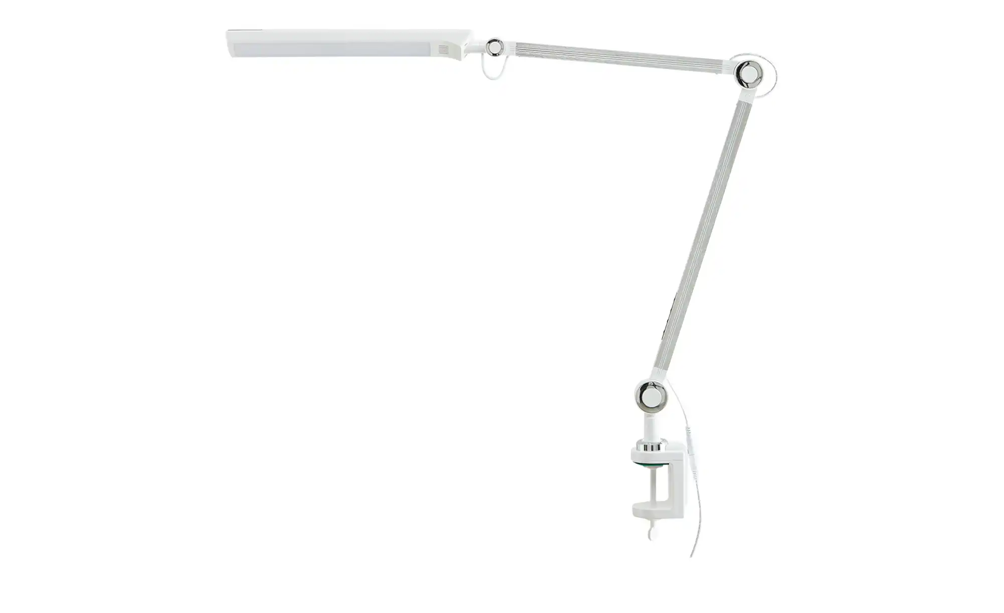 KHG LED-Klemmleuchte, 1-flammig, weiß mit Touchpad