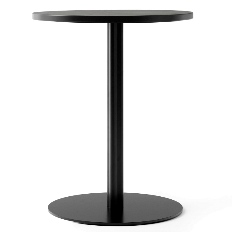Audo Copenhagen Harbour Column tafel Ø60 zwart eiken