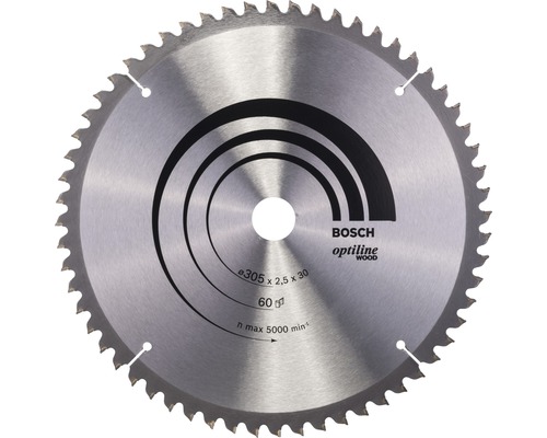 Cirkelzaagblad Optiline Wood B 305x30 mm Z60