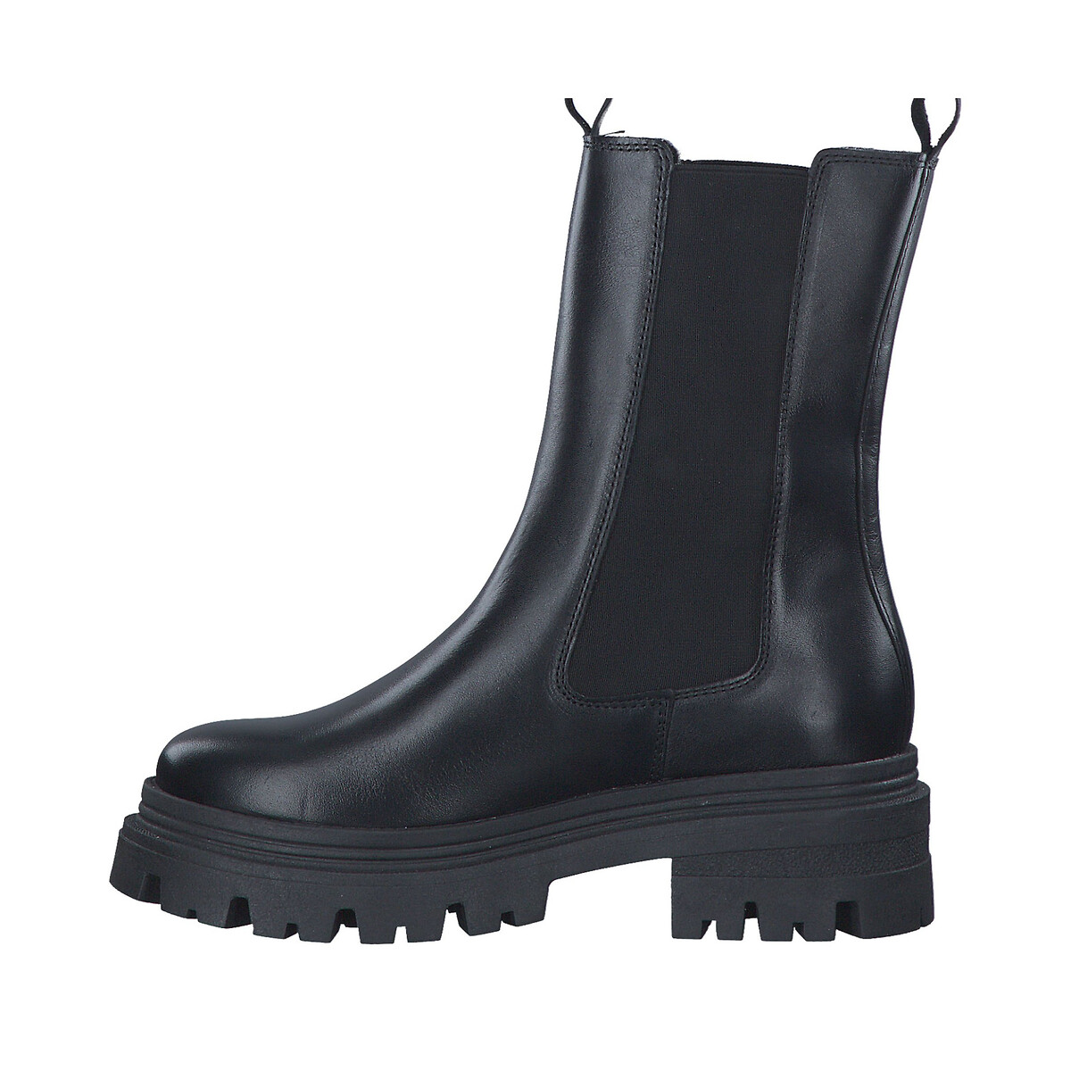 TAMARIS<br>Botas Chelsea de couro de cano alto